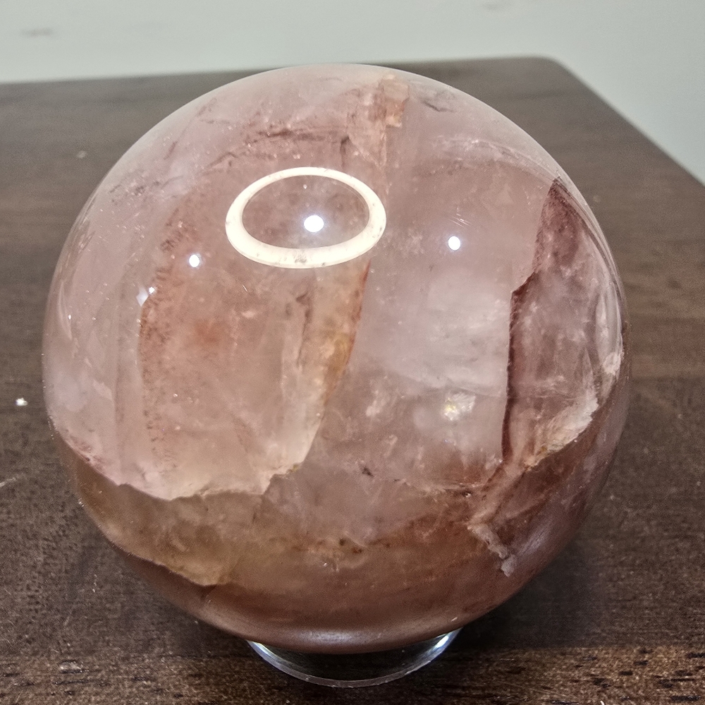 Fire Quartz Crystal Sphere